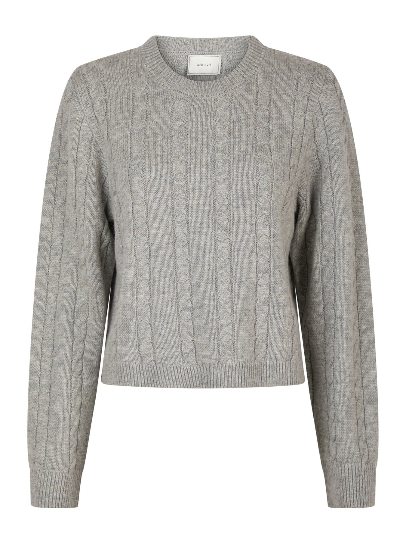 Amiri Cable Knit Blouse - Light Grey
