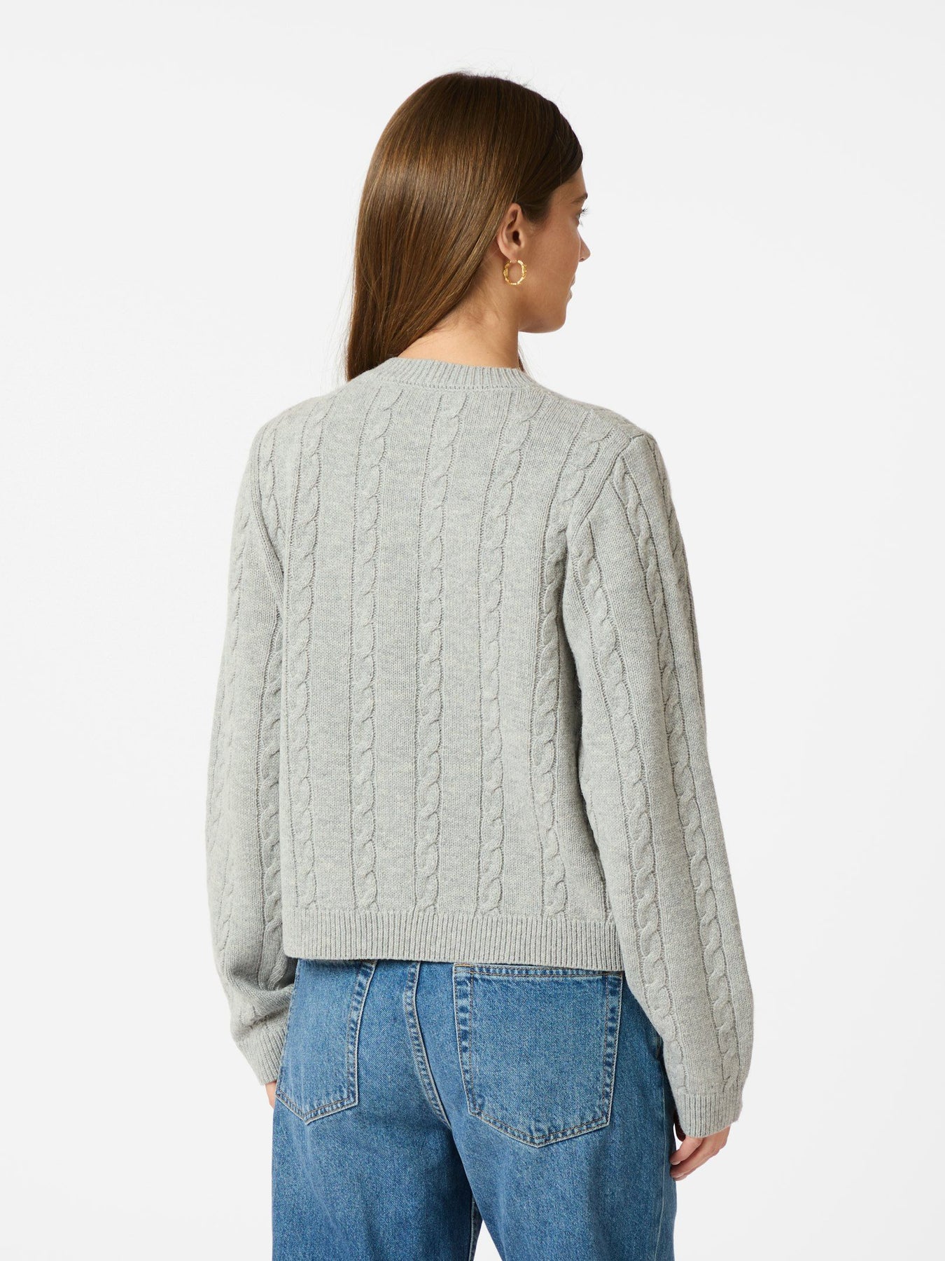 Amiri Cable Knit Blouse - Light Grey
