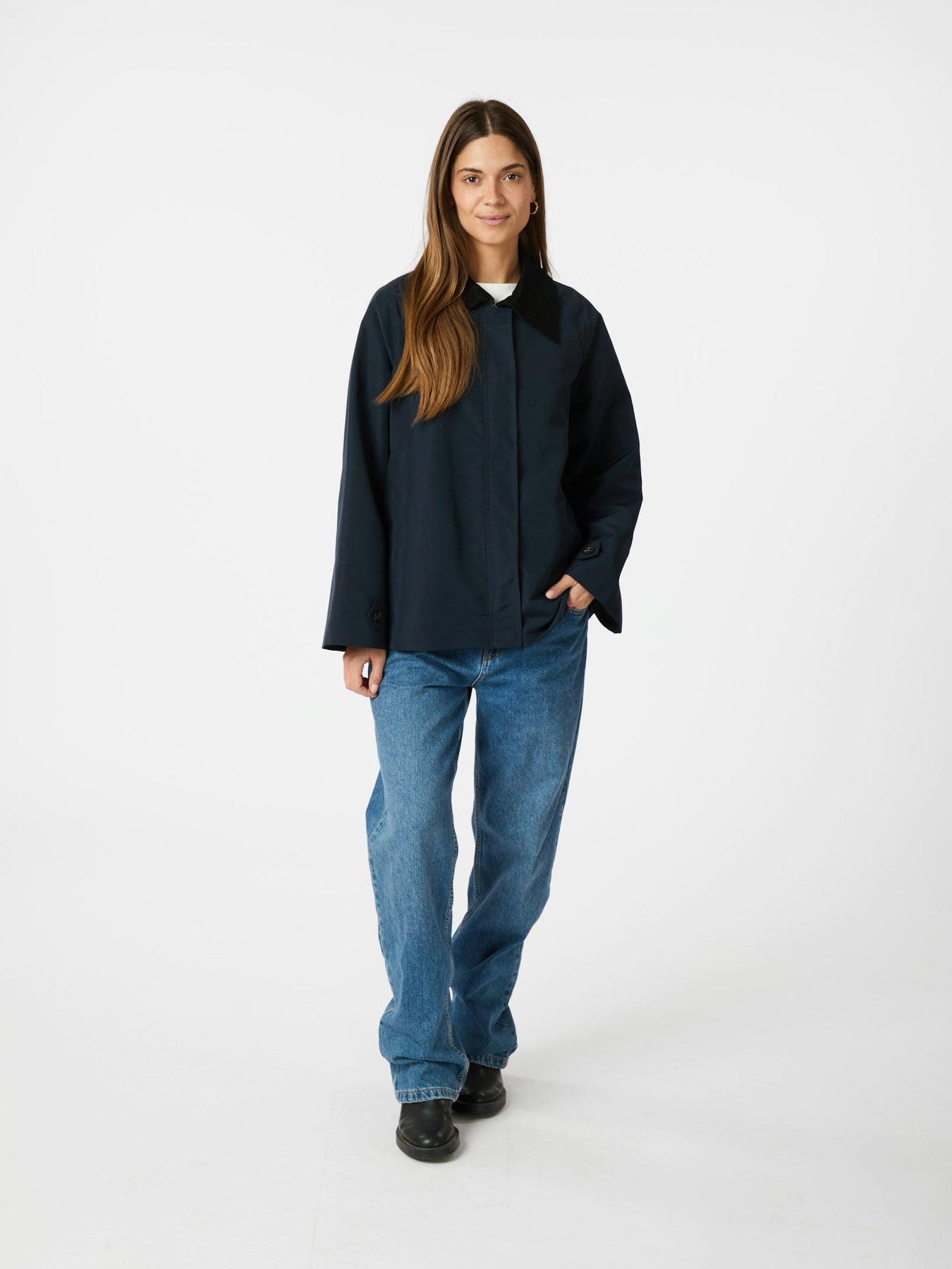 Gatbi Clean Jacket - Navy
