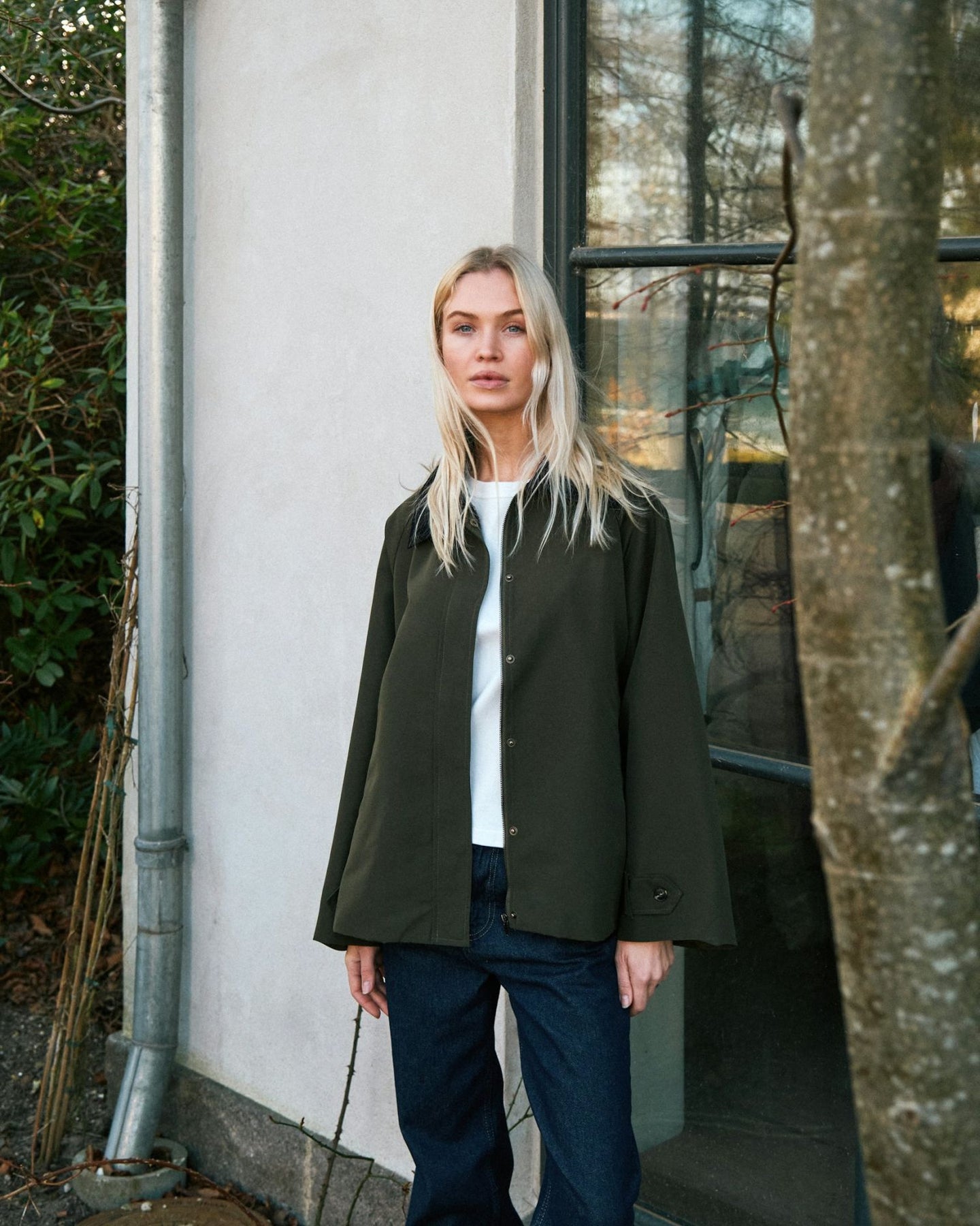 Gatbi Clean Jacket - Mörkgrön
