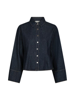 Rosa Denim Shirt - Dark Blue