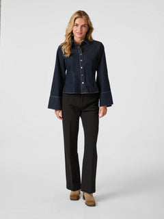 Rosa Denim Shirt - Dark Blue
