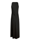 Rima Heavy Sateen Dress - Black
