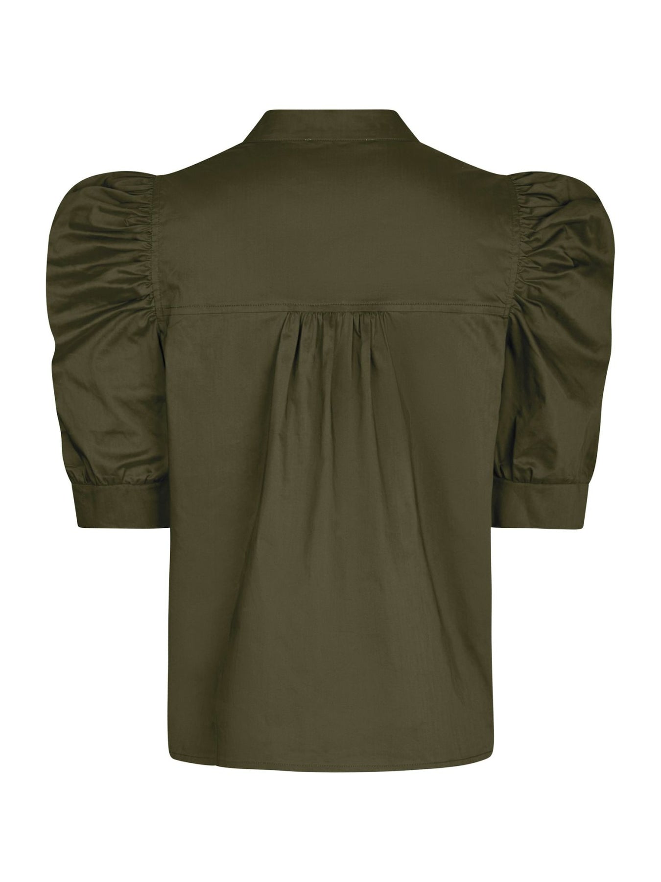 Roella Poplin Blus - Army