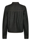 Rosslyn Denim Blouse - Dark Blue