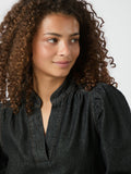 Rosslyn Denim Blouse - Dark Blue