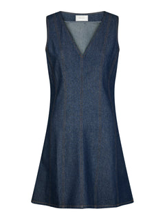 Nava Denim Dress - Dark Blue