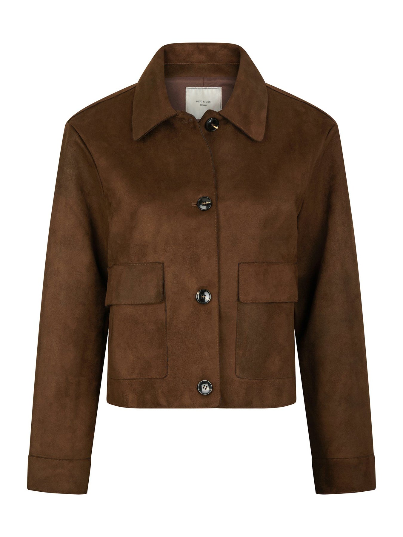 Romana Faux Suede Jacket - Brun
