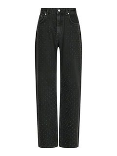 Simona Bedazzled Pants - Black