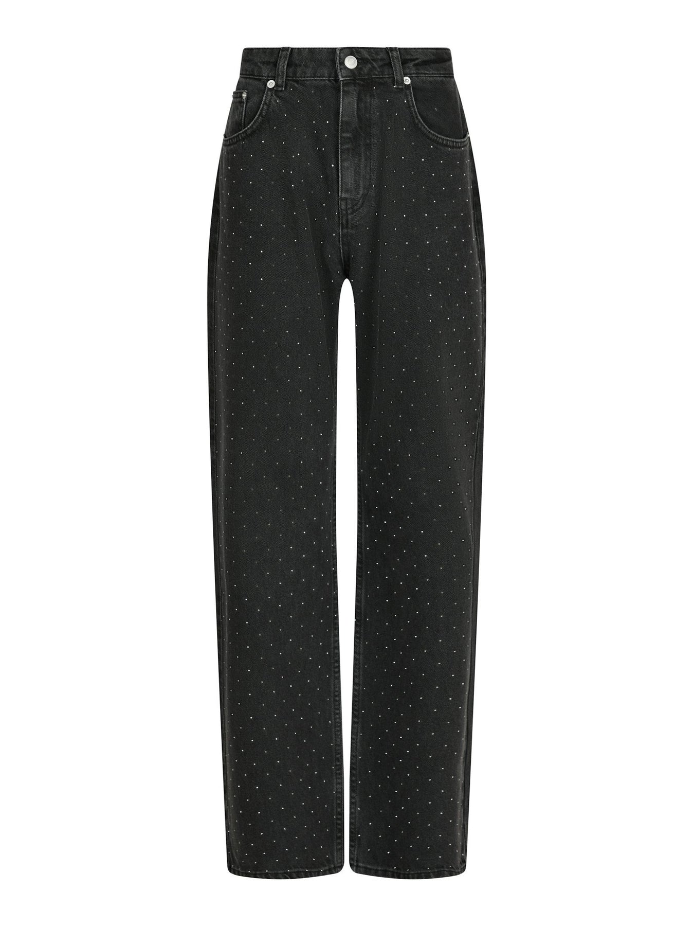 Simona Bedazzled Pants - Black