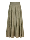 Asta Crepe Skirt - Smoke Green