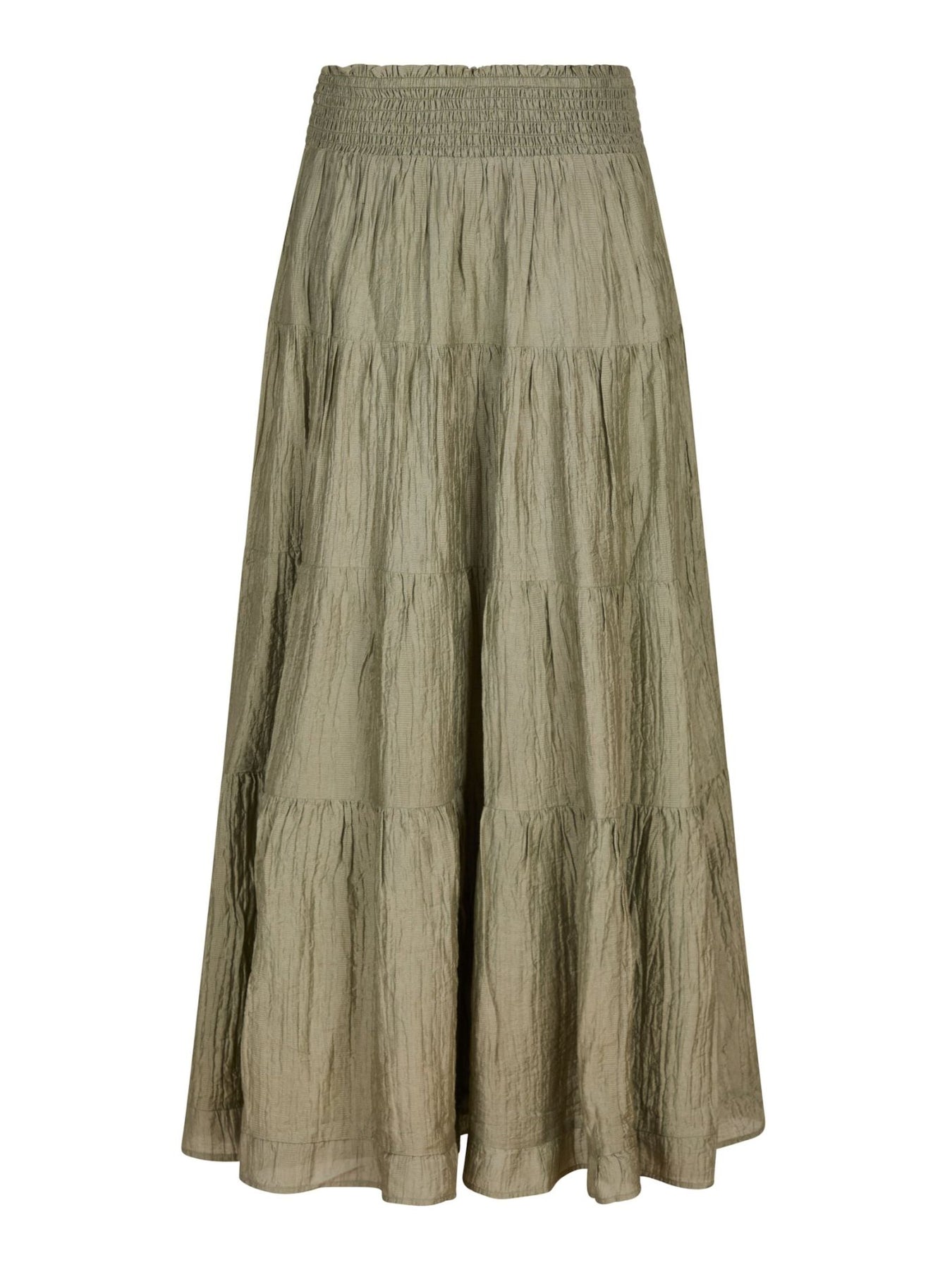 Asta Crepe Skirt - Smoke Green