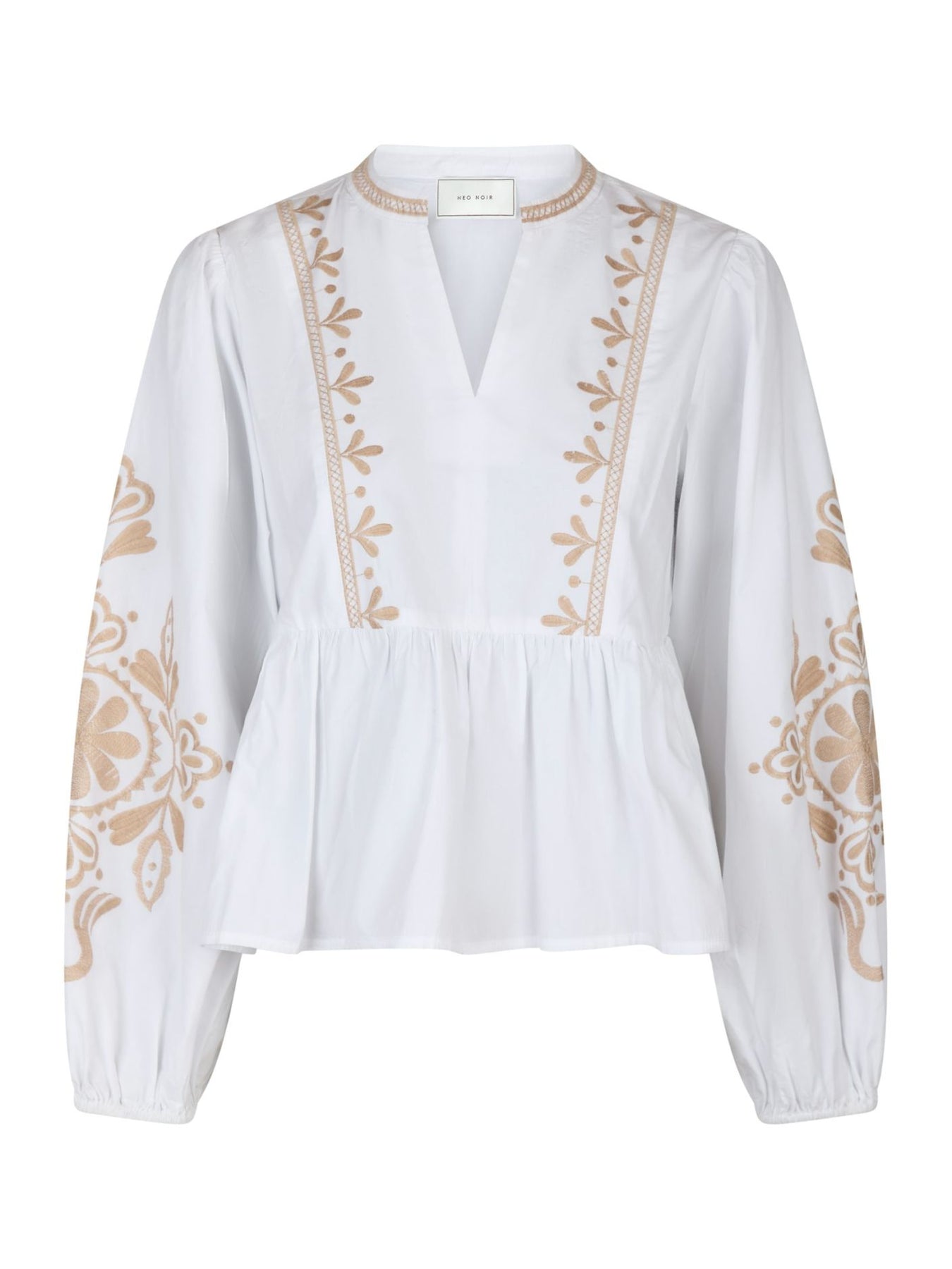 Ginia Emb Blus - Off White