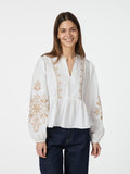Ginia Emb Blus - Off White