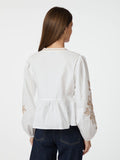 Ginia Emb Blus - Off White