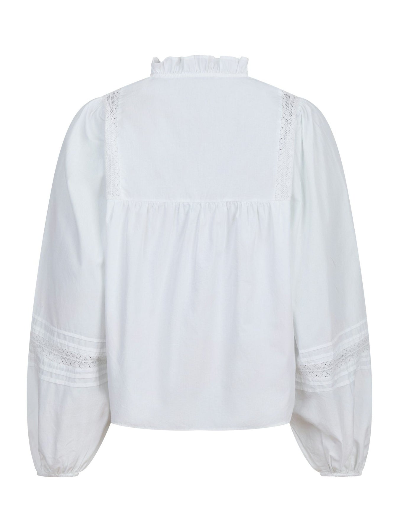 Opal C Poplin Blouse - Vit