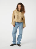 Rivera Canvas Boxy Jacket - Sand