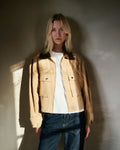 Rivera Canvas Boxy Jacket - Sand