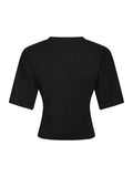 Asha Boxy Tee - Black