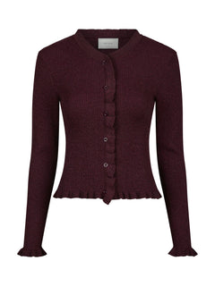 Eshra Knit Blouse - Wine