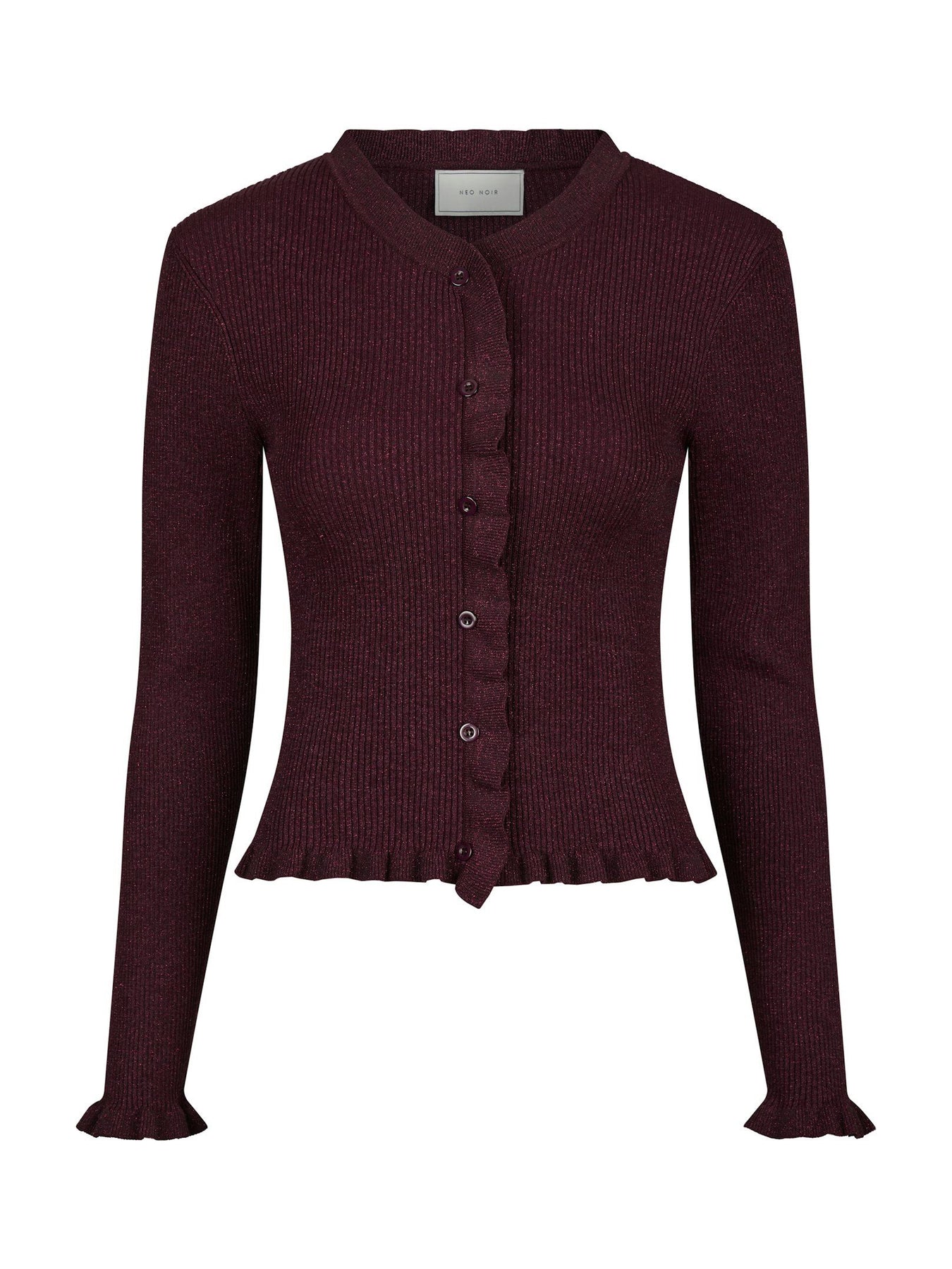 Eshra Knit Blouse - Wine