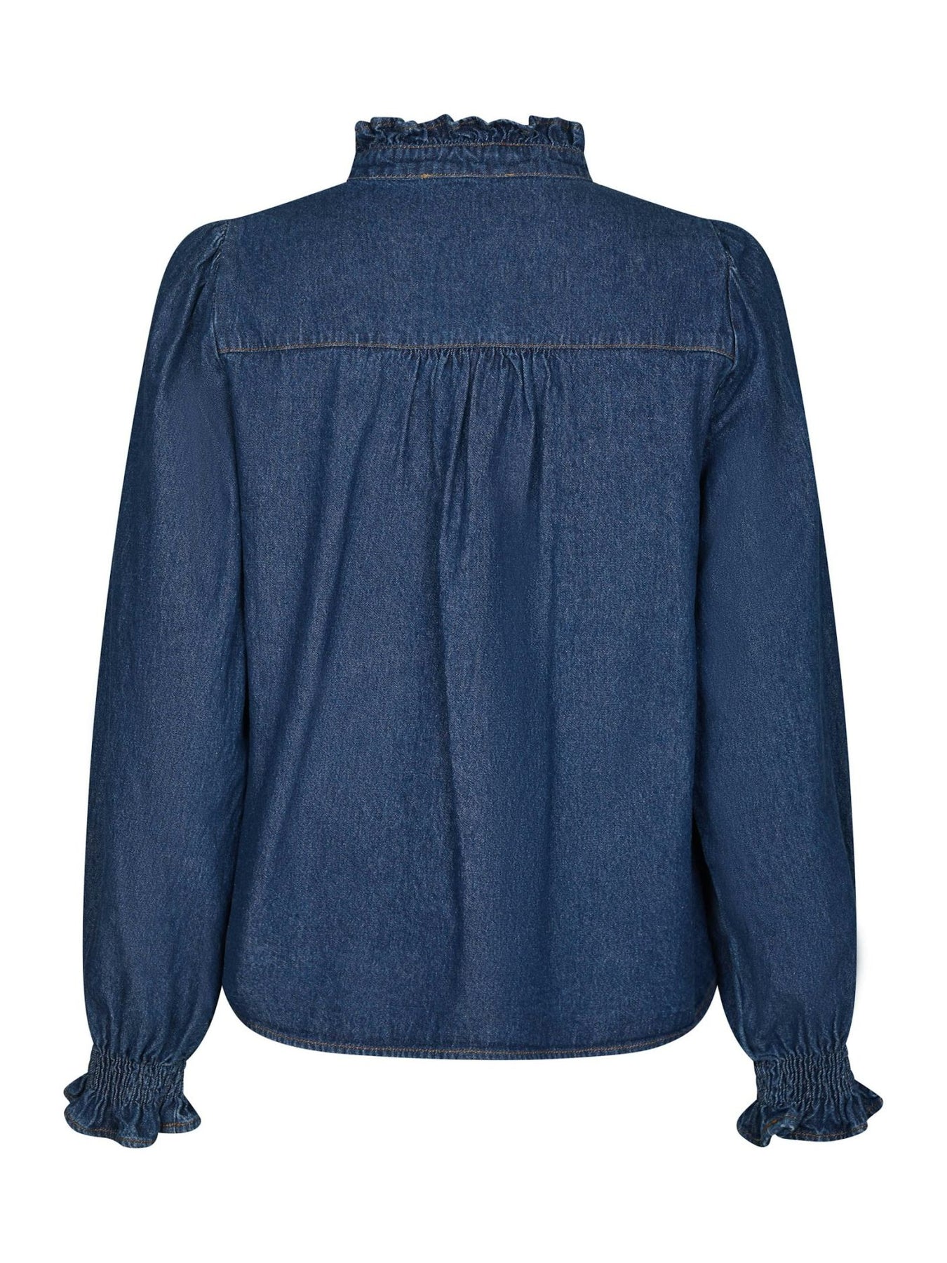 Emmeline Denim Blouse - Dark Blue