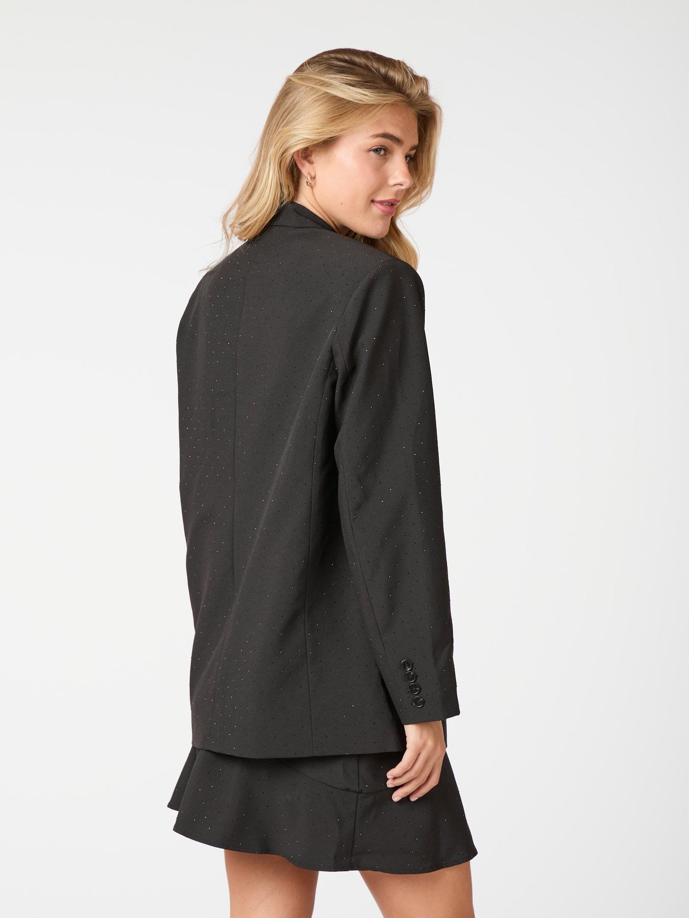 Gaby Bedazzled Blazer - Black