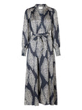 Novalee Paisley Drop Dress - Navy