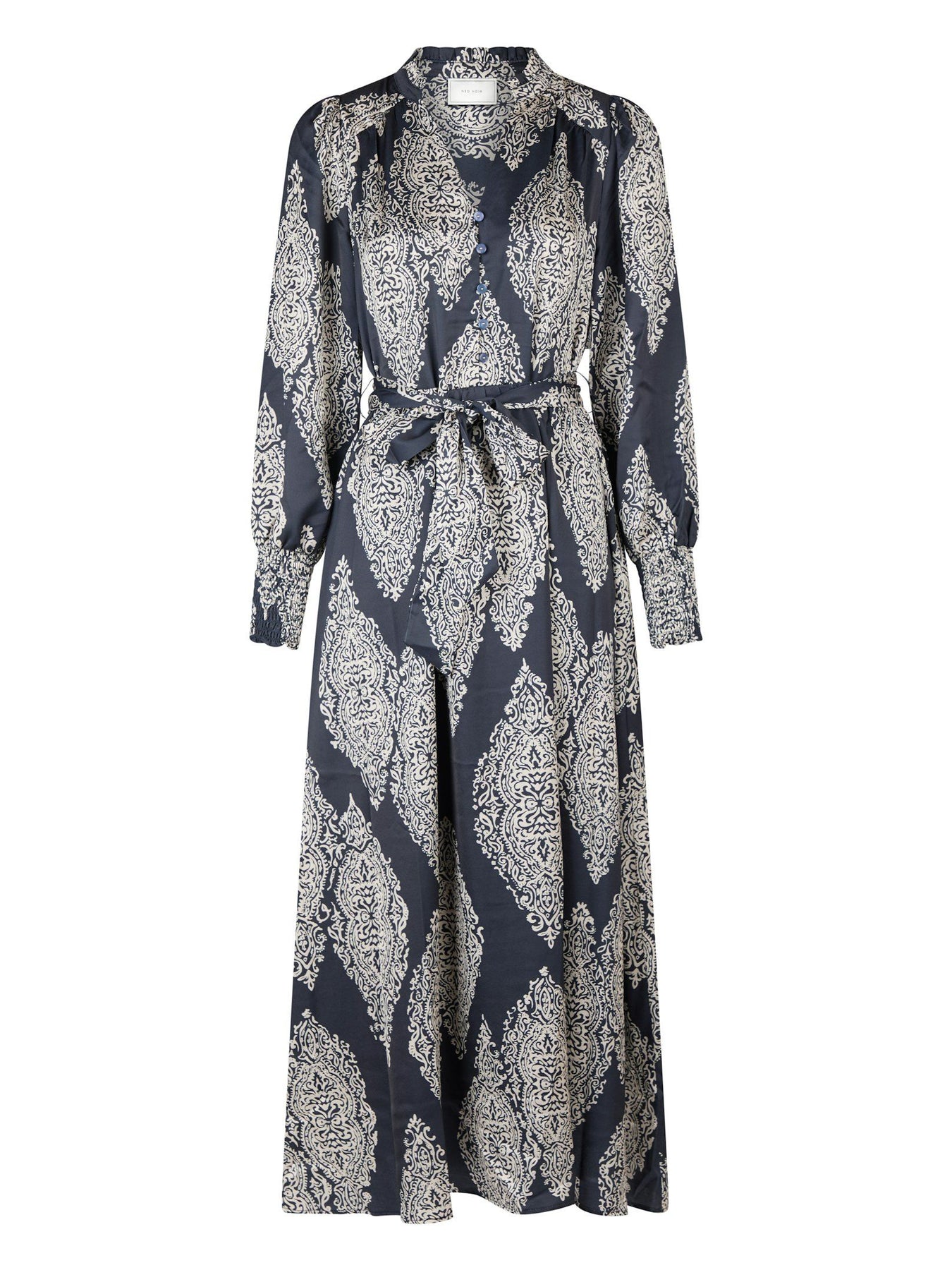 Novalee Paisley Drop Dress - Navy