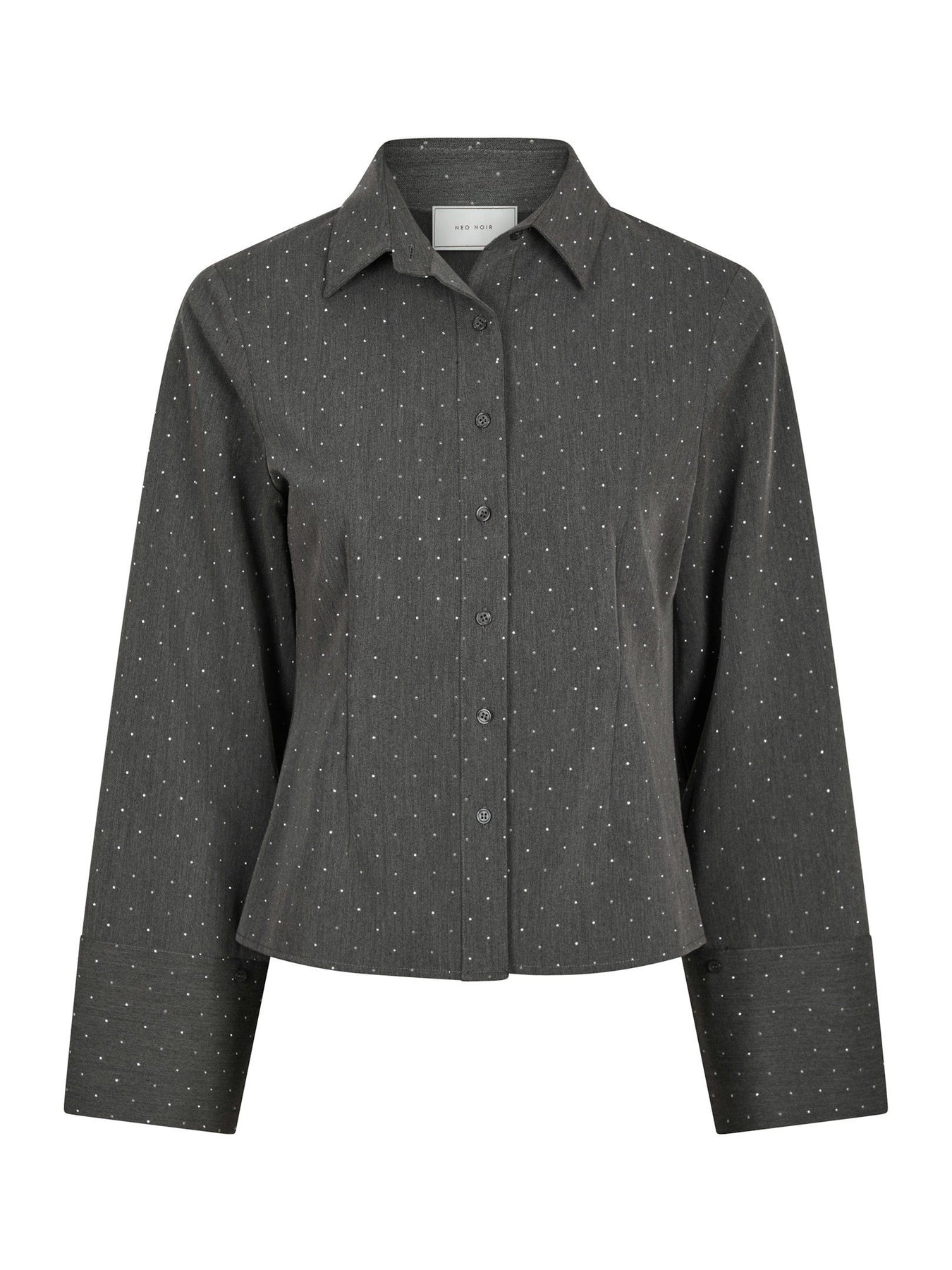 Rosa Bedazzled Shirt - Grey