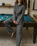 Rosa Bedazzled Shirt - Grey