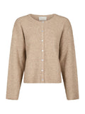 Vilja Knit Cardigan - Sand Melange