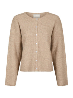 Vilja Knit Cardigan - Sand Melange