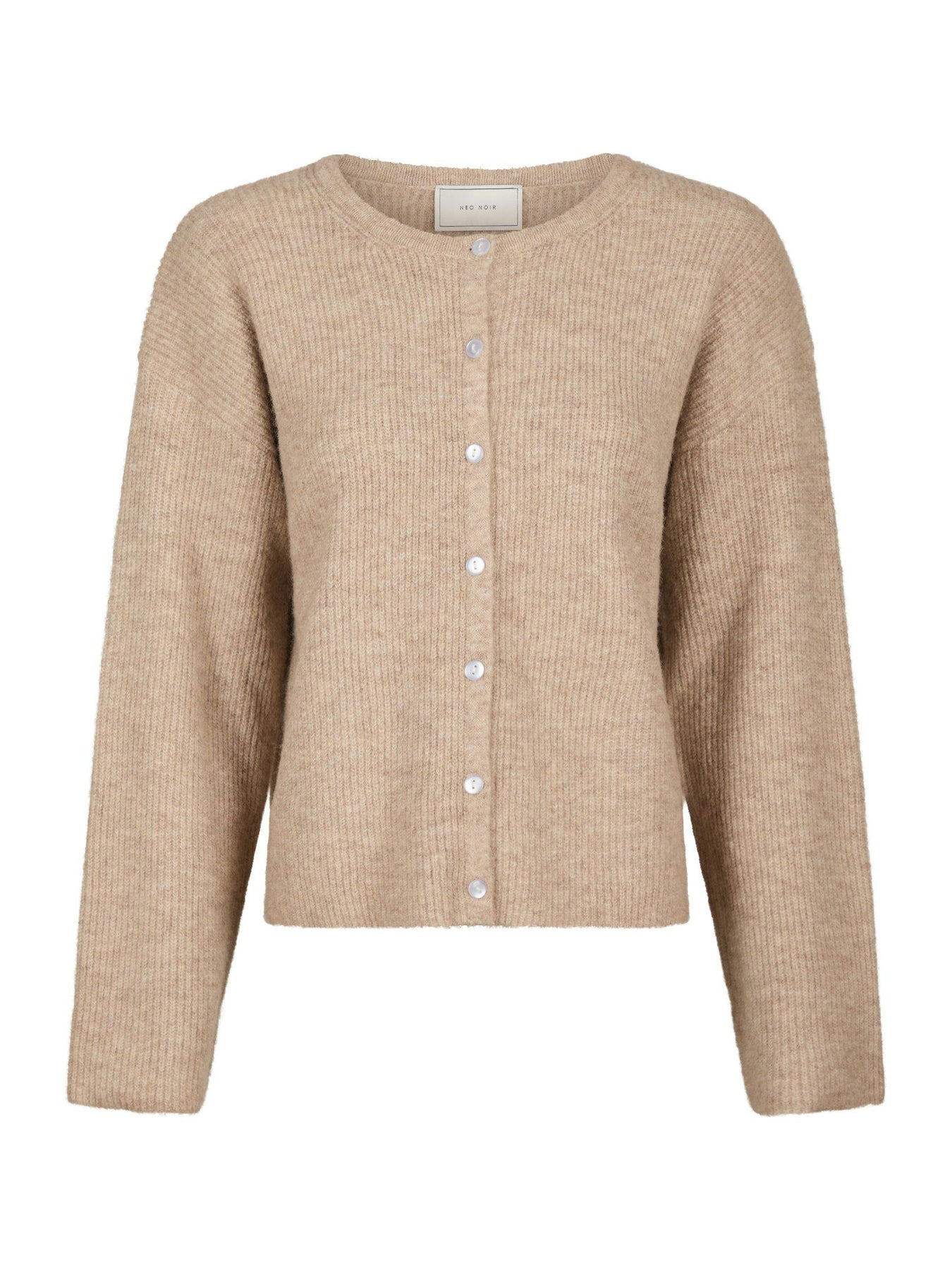 Vilja Knit Cardigan - Sand Melange