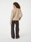 Vilja Knit Cardigan - Sand Melange