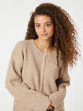 Vilja Knit Cardigan - Sand Melange