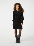 Polli Rib Knit Dress - Black
