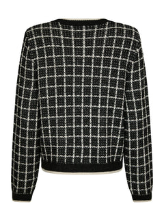Doro Stitch Knit Cardigan - Black