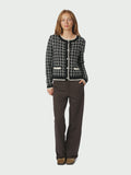 Neo Noir Doro Stitch Knit Kofta