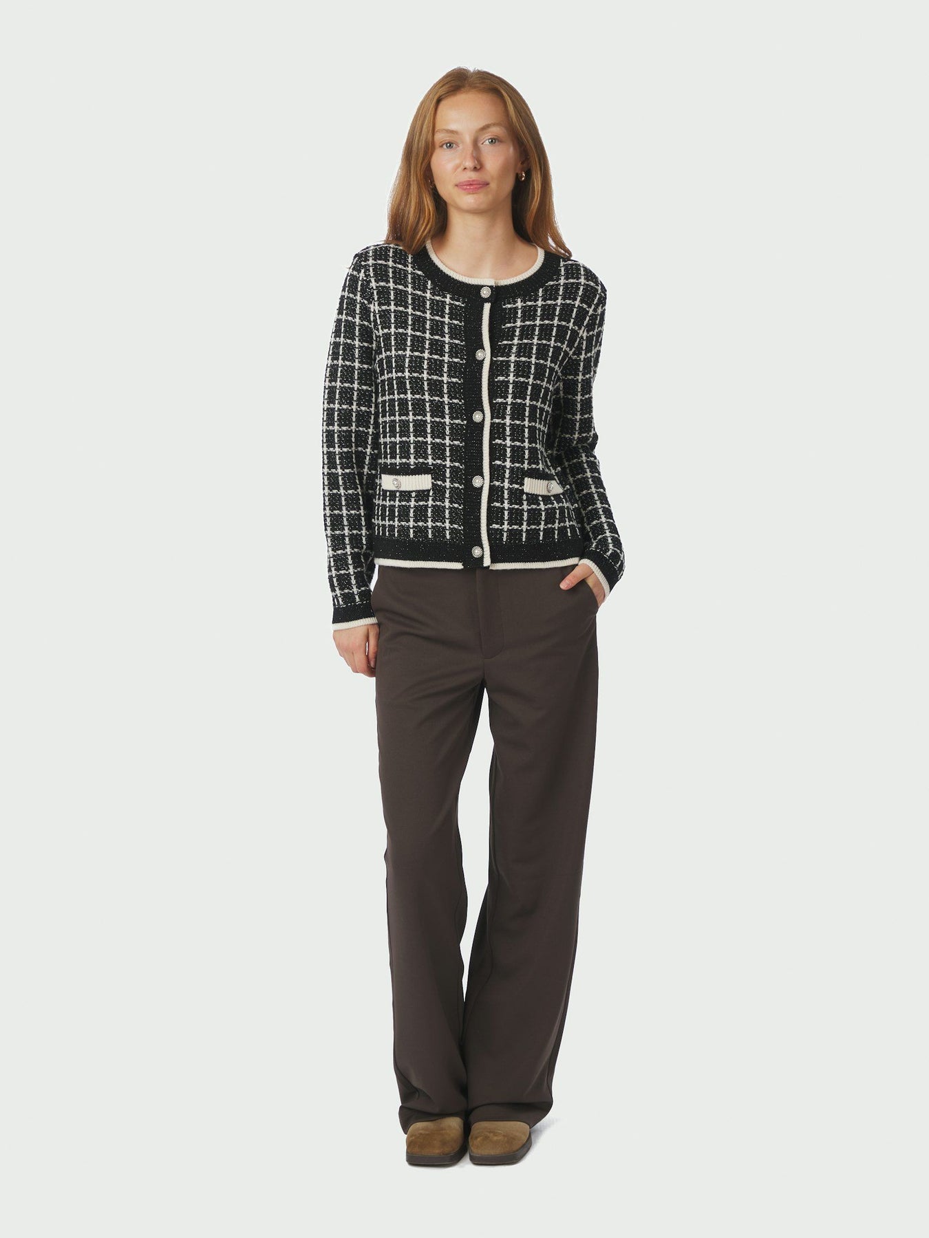 Neo Noir Doro Stitch Knit Kofta
