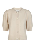 Trudy Deco Knit Cardigan - Ivory