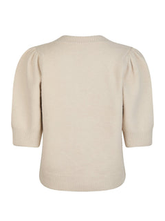 Trudy Deco Knit Cardigan - Ivory
