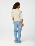Trudy Deco Knit Cardigan - Ivory