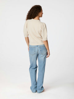 Trudy Deco Knit Cardigan - Ivory