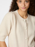Trudy Deco Knit Cardigan - Ivory