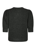Trudy Deco Knit Kofta - Antracit Melange