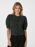 Trudy Deco Knit Kofta - Antracit Melange