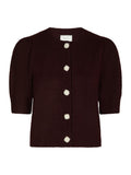 Trudy Deco Knit Kofta - Wine