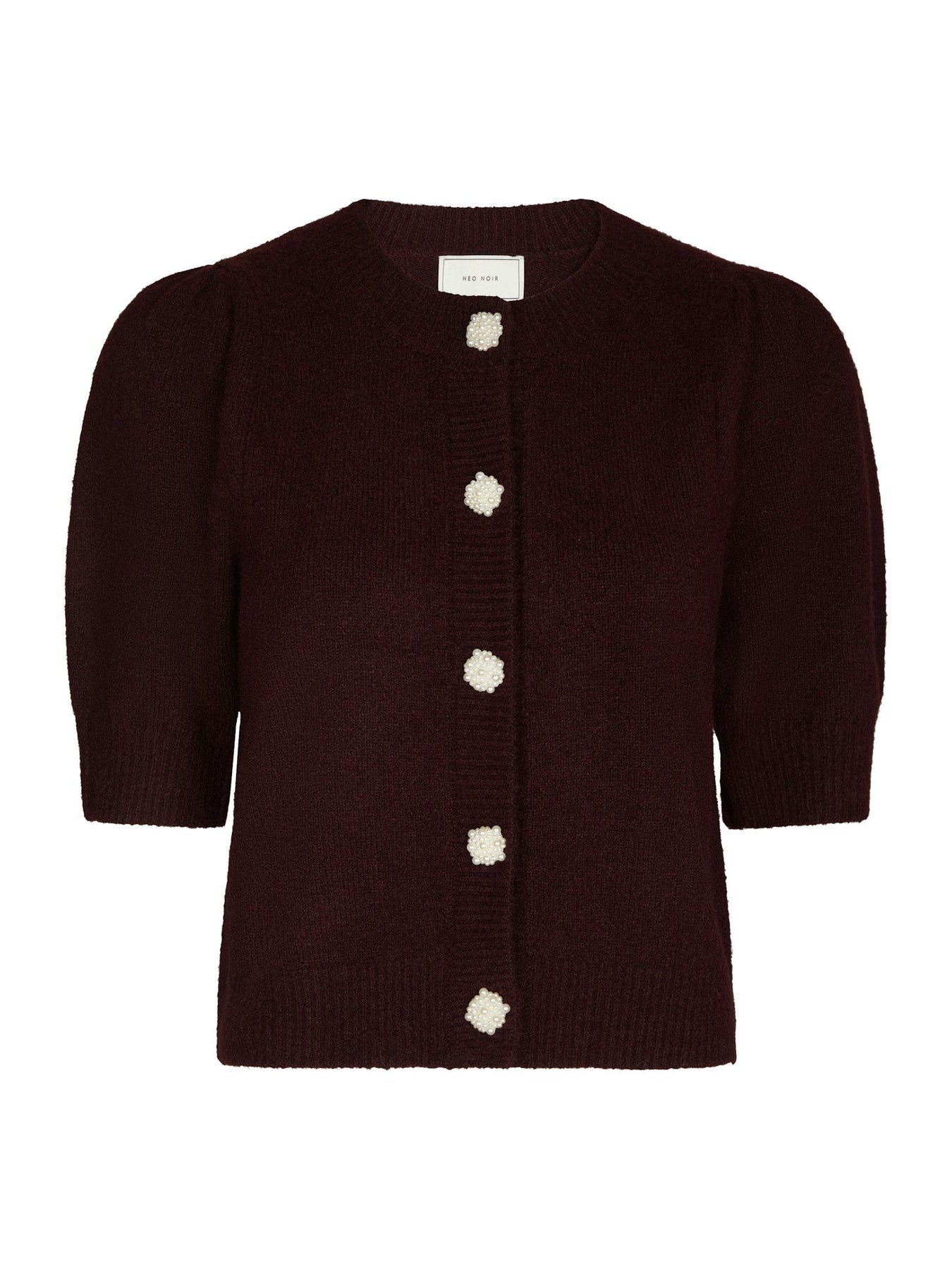 Trudy Deco Knit Kofta - Wine