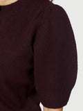 Trudy Deco Knit Kofta - Wine